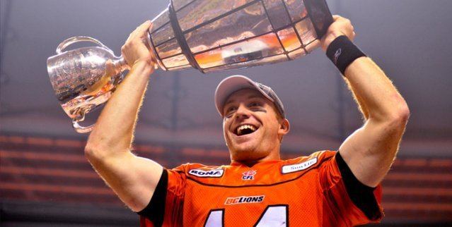 Travis Lulay Lulay named Most Valuable Player CFLca