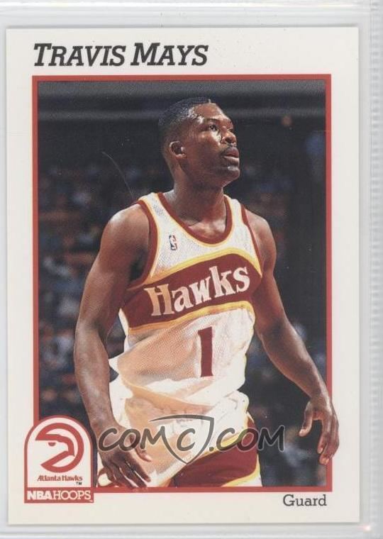 Travis Mays 199192 NBA Hoops Base 335 Travis Mays COMC Card Marketplace