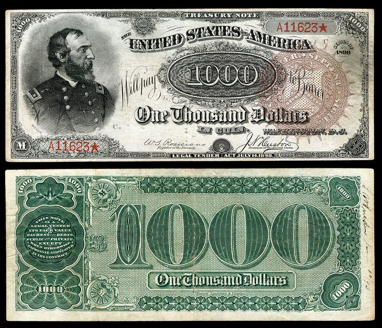 Treasury Note (1890–91)