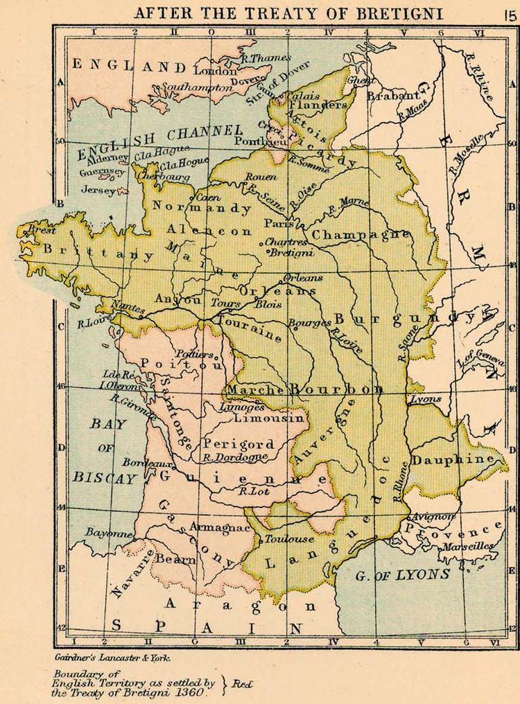 Treaty of Brétigny Treaty of Brtigny Bretigny 1360