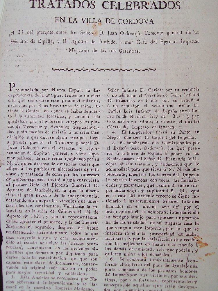 Treaty of Córdoba