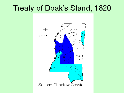Treaty of Doak's Stand Treaty of Doaks Stand 1820