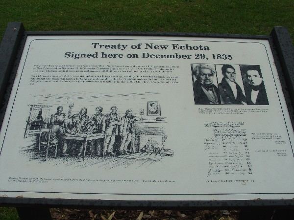 Treaty of New Echota New Echota Historical Site Cherokee Nation Capital 18251838