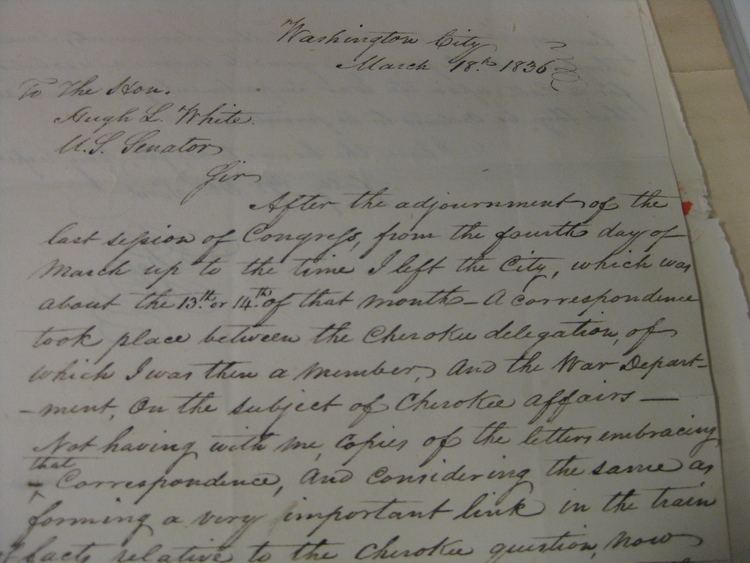 Treaty of New Echota The Treaty of New Echota 183536 Rice on History