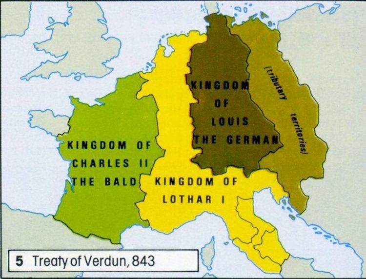 Treaty of Verdun 78 Best images about Charlemagnes DescendantsFeudal System on