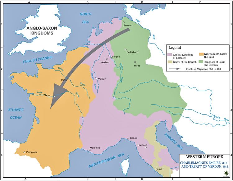 Treaty of Verdun of the Treaty of Verdun 843