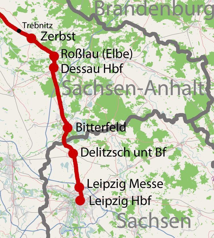Trebnitz–Leipzig railway
