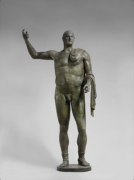 Trebonianus Gallus Bronze statue of the emperor Trebonianus Gallus Roman