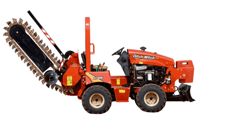 Trencher (machine) RT45 RideOn Trencher Ditch Witch