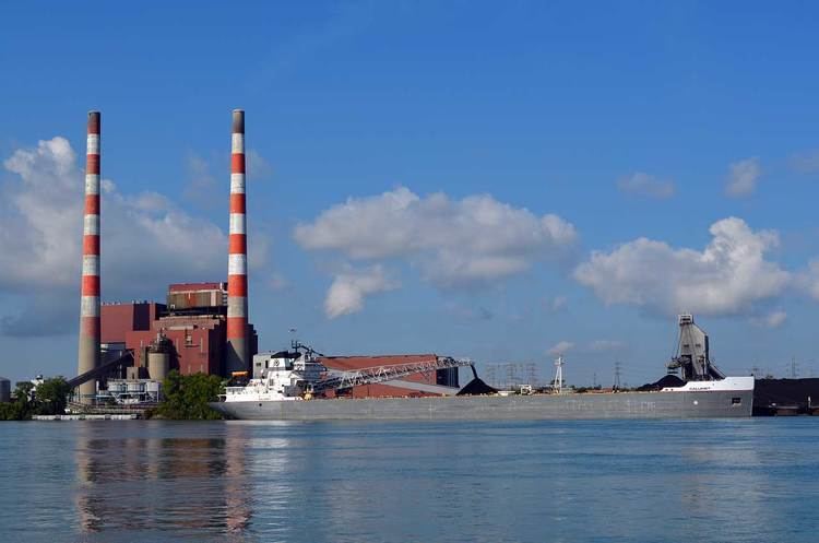 Trenton Channel Power Plant Great Lakes and Seaway Shipping News Images
