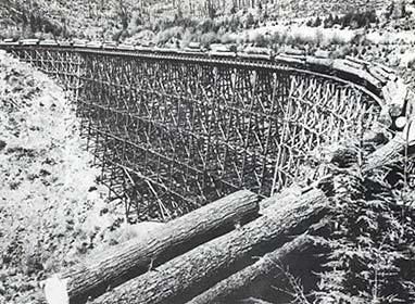 Trestle bridge Trestle Bridges of the Mendocino coast railroads
