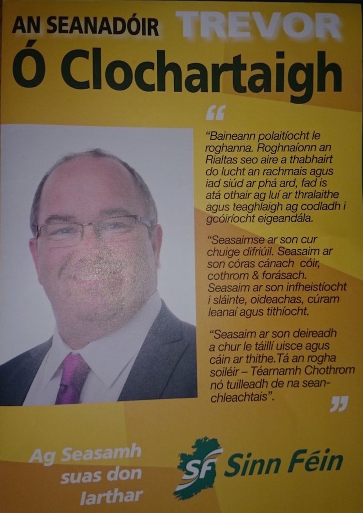Trevor Ó Clochartaigh Trevor Clochartaigh Irish Election Literature