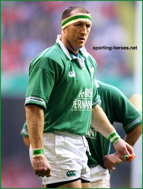 Trevor Brennan Trevor BRENNAN International rugby matches for Ireland Ireland