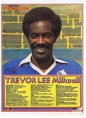 Trevor Lee (footballer) SHOOT Focus Millwall TREVOR LEE old football magazine memorabilia