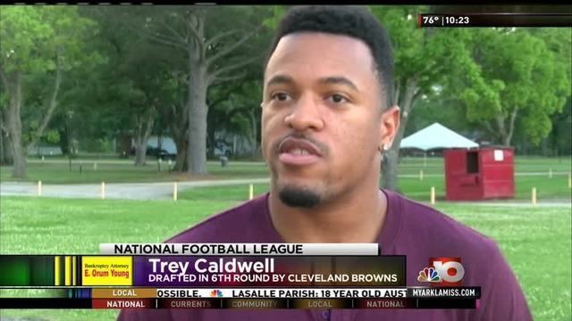 Trey Caldwell ULM CB Trey Caldwell Talks Confidence After Being Drafted By the