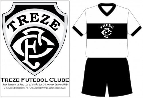 Treze Futebol Clube Indito Treze Futebol Clube Campina Grande PB Dcada de 50