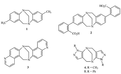 Tröger's base Synthesis of pyrazole and pyrimidine Trger39sbase analogues
