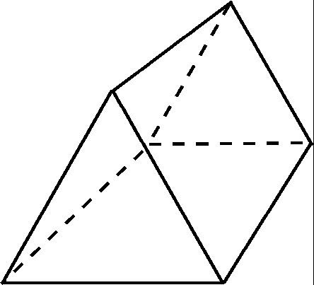 Triangular prism How many faces edges and vertices does a triangular prism have Quora