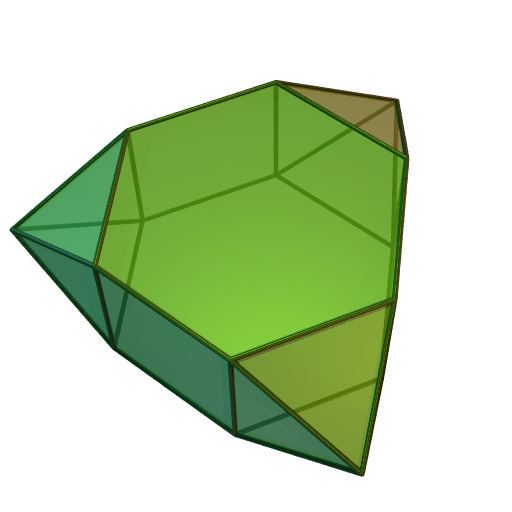 Triaugmented hexagonal prism