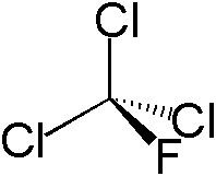 Trichlorofluoromethane FileTrichlorofluoromethanepng Wikimedia Commons