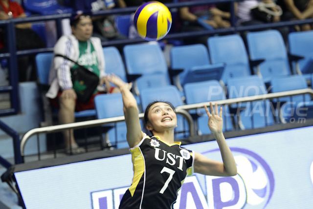 Tricia Santos (volleyball) UST39s Tricia Santos in danger of missing Season 77