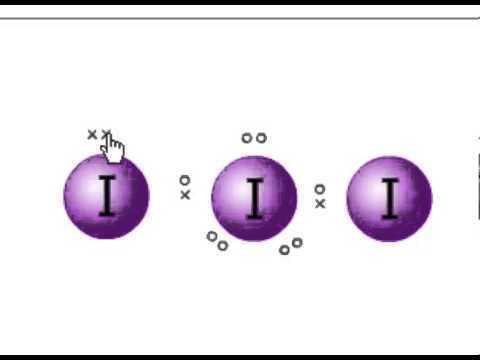 Triiodide The Lewis structure and shape of the triiodide ion YouTube