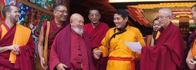 Trijang Lobsang Yeshe Tenzin Gyatso Visit of HH Kyabje Trijang Chocktrul Rinpoche Albagnano Healing