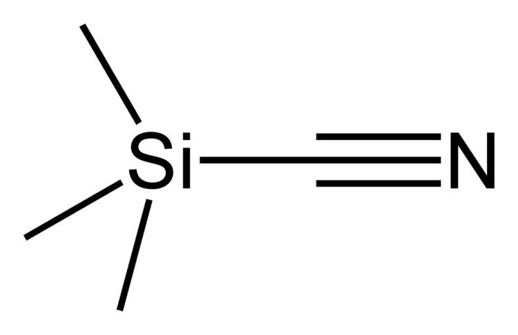 Trimethylsilyl cyanide httpsuploadwikimediaorgwikipediacommonsbb