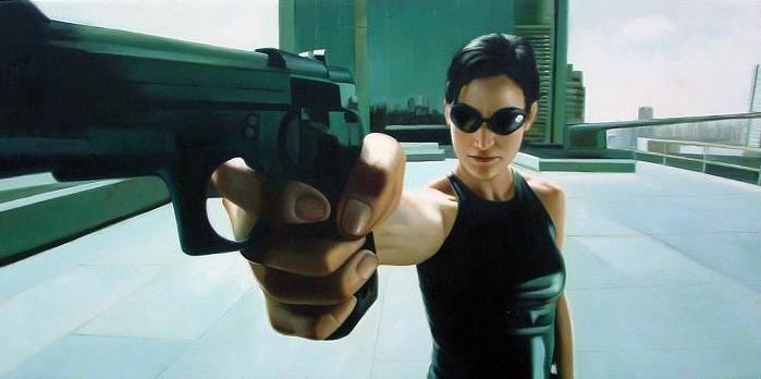 Trinity (The Matrix) Interview with CarrieAnne Moss Trinity from The Matrix 1999