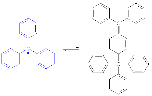Triphenylmethyl radical Triphenylmethyl radical Chemgapedia