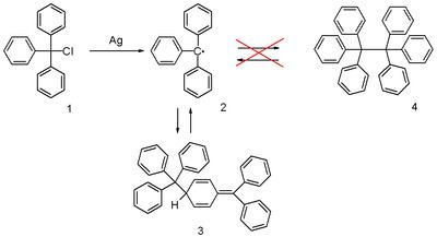 Triphenylmethyl radical Triphenylmethyl radical Wikipedia