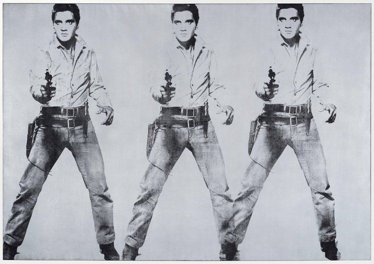 Triple Elvis Andy Warhol Triple Elvis Ferus type 1963 SFMOMA