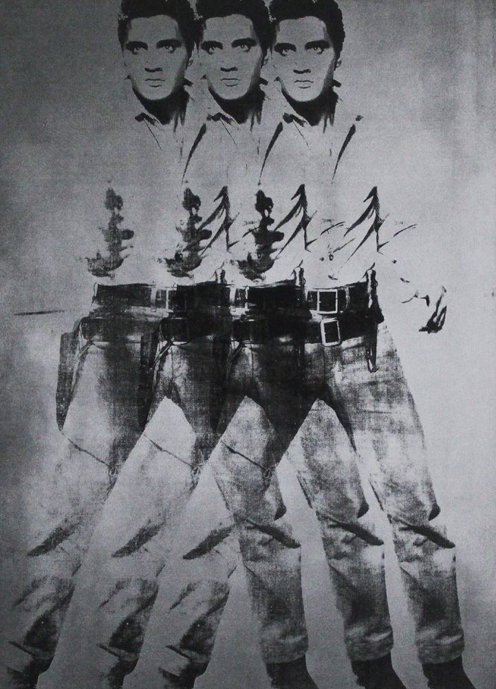 Triple Elvis Artwork by Andy Warhol Triple Elvis Other Artstack art online