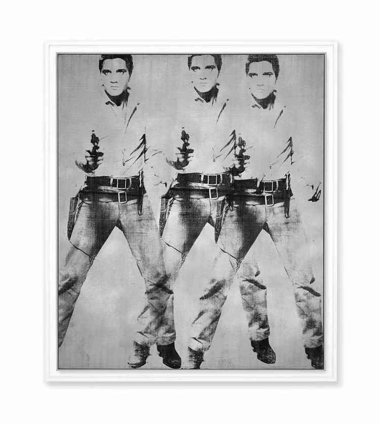 Triple Elvis Andy Warhol 19281987 Triple Elvis Ferus Type 1960s