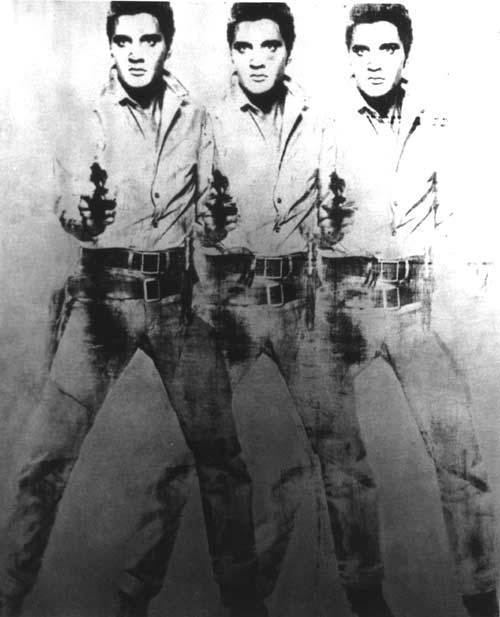 Triple Elvis Triple Elvis Andy Warhol WikiArtorg