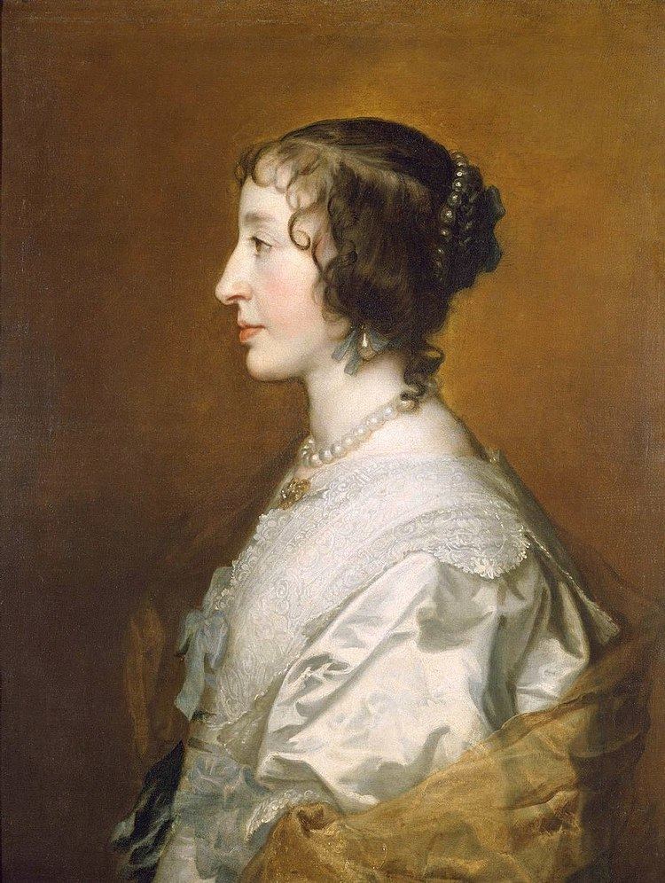 Triple Portrait of Henrietta Maria