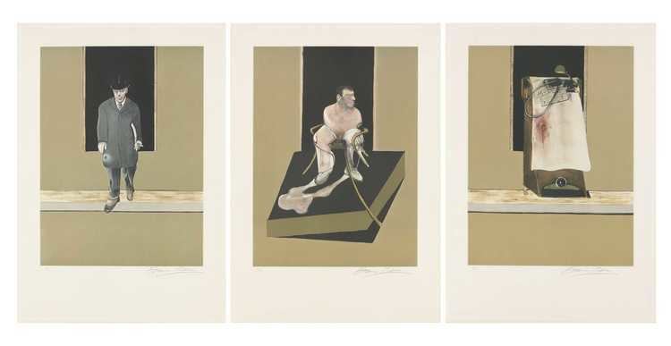 Triptychs by Francis Bacon Triptych 19861987 Christie39s Francis Bacon The Complete Prints
