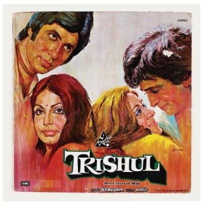 Vintage Bollywood Auction Stars Trishul Memorabilia At 49000