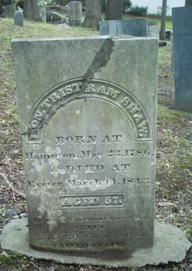 Tristram Shaw Tristram Shaw 1786 1843 Find A Grave Memorial