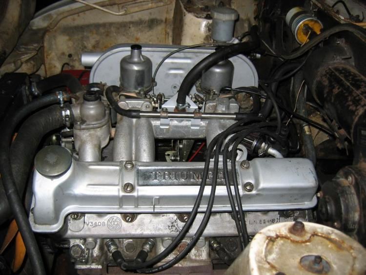Triumph slant-four engine