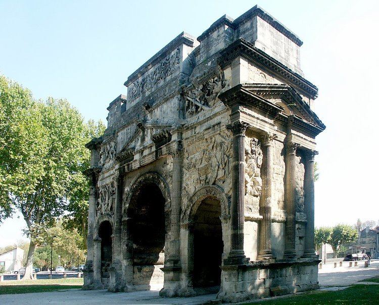 Triumphal Arch of Orange Images of the Roman Triumphal Arch at Orange France