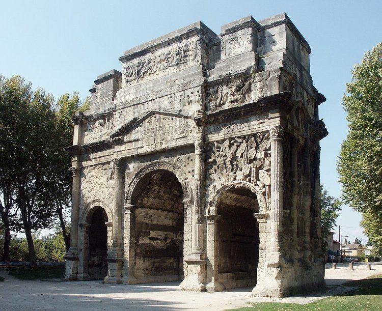 Triumphal Arch of Orange Images of the Roman Triumphal Arch at Orange France