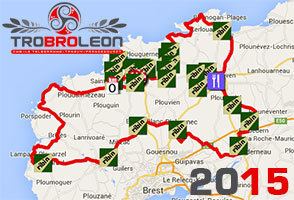 Tro-Bro Léon The Tro Bro Lon 2015 race route on Google MapsGoogle Earth and its