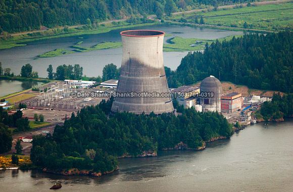 Trojan Nuclear Power Plant ShankShot Media Services Sequence Nuclear Cooling Tower