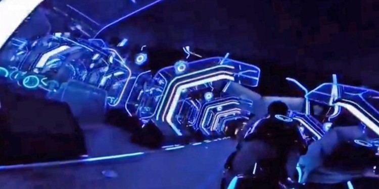 TRON Lightcycle Power Run VIDEO Tron Lightcycle Power Run full ride POV arrives from Shanghai