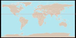The world map showing the tropic of cancer imaginary line of latitude