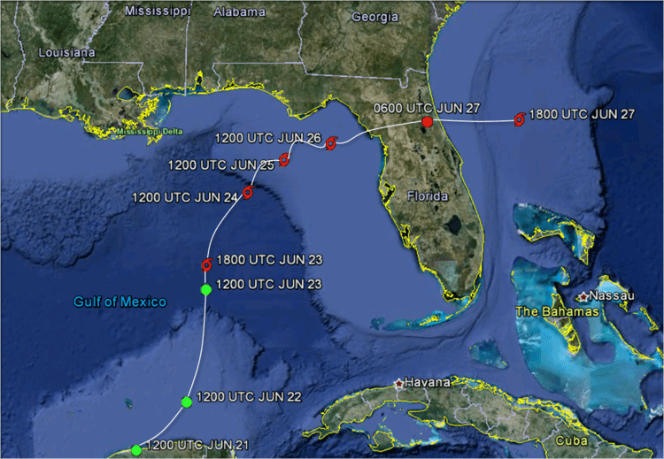 Tropical Storm Debby (2012) Tropical Storm Debby Event Summary