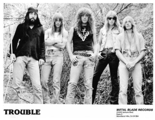 Trouble (band) Trouble Great look Great band Metal Posing Pinterest Band