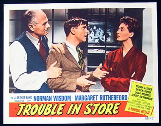 Trouble in Store TROUBLE IN STORE Lobby Card 3 1955 Norman Wisdom British Comedy