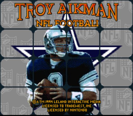 Troy Aikman NFL Football Troy Aikman NFL Football USA ROM lt SNES ROMs Emuparadise